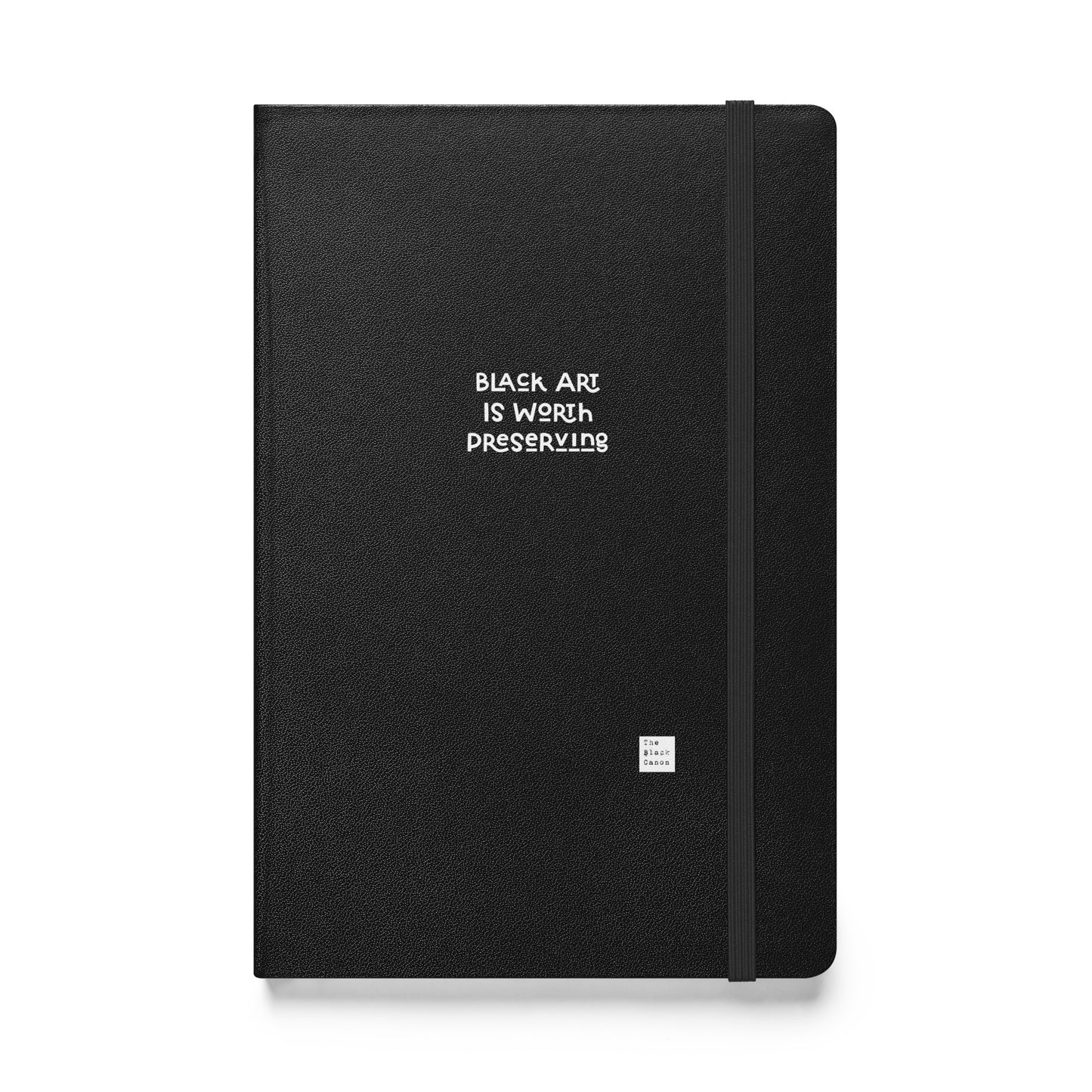 Preserve Black Art Hardcover Notebook