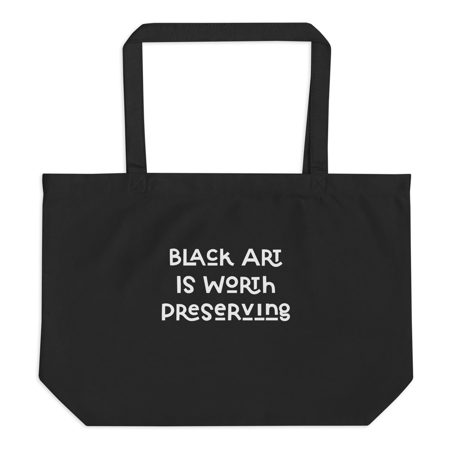 Preserve Black Art Tote