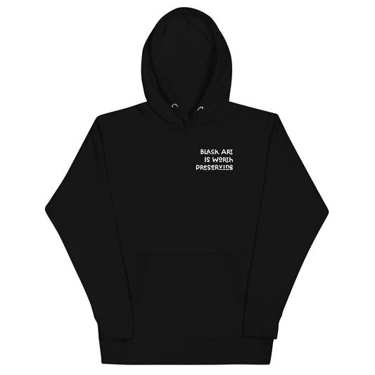 Preserve Black Art Hoodie