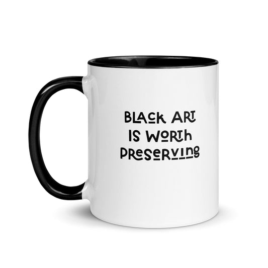 Preserve Black Art Mug