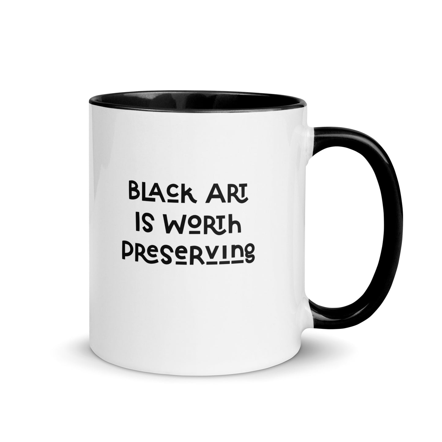 Preserve Black Art Mug